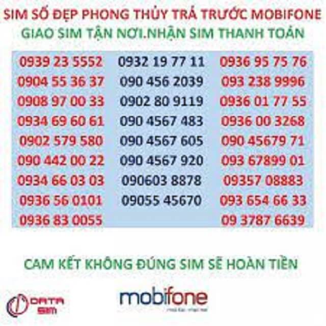 Sim có đầu số đẹp